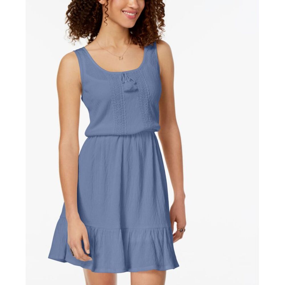 Be Bop Juniors Ruffled Hem Peasant Dress